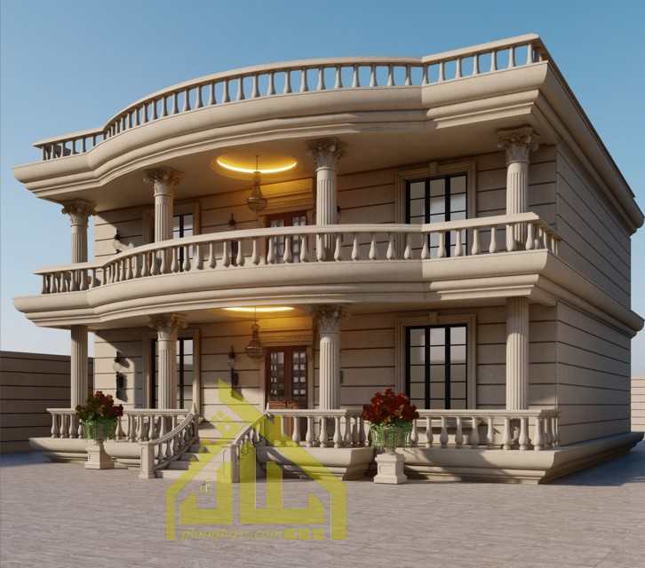 نقشه ویلا دوبلکس 240 متری کلاسیک 10*12