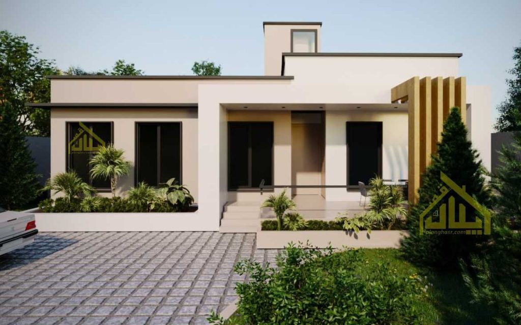 نقشه ویلا فلت 140 متری