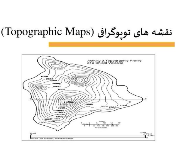 نقشه توپوگرافی نقشه برداری