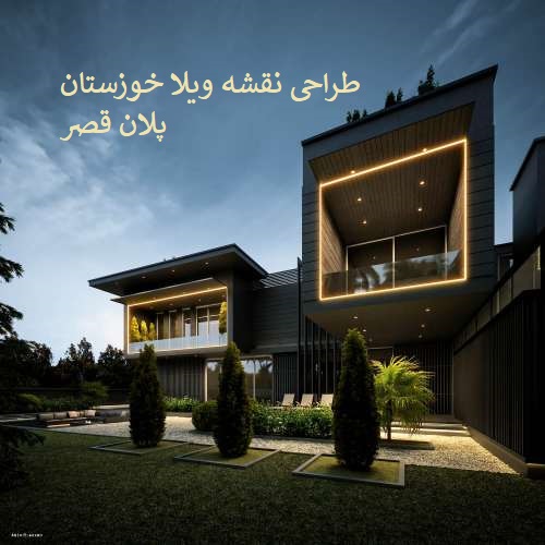 طراحی نقشه خانه و ساختمان و ویلا خوزستان اهواز