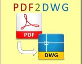  تبدیل نقشه پی دی اف PDF به آتوکد