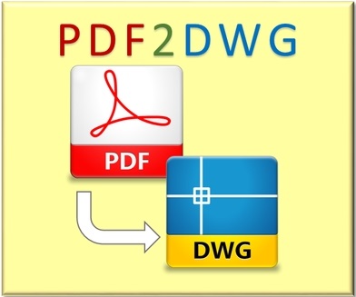  تبدیل نقشه پی دی اف PDF به آتوکد