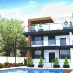 نقشه ی ویلای مدرن دوبلکس