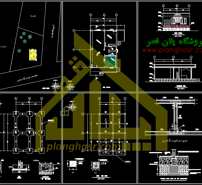نقشه خانه ویلایی 7.1 در 10
