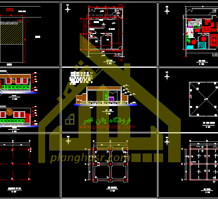 نقشه خانه 10*10 شمالی 100 متری