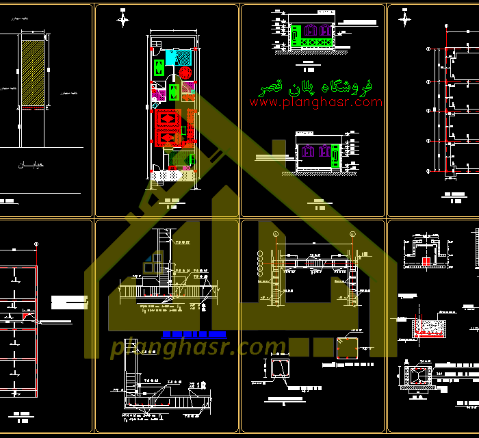 بهترین نقشه خانه ی ویلایی 100 متری
