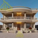 نقشه ویلا دوبلکس 240 متری