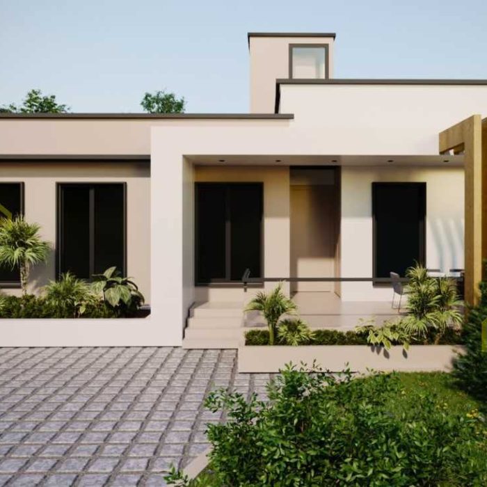 نقشه ویلا فلت 140 متری