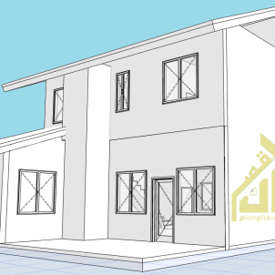 نقشه معماری خانه دوبلکس 12*9