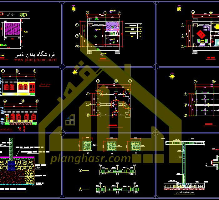 نقشه خانه 70 متری