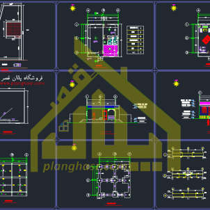 نقشه خانه ۷۰ متری یک خوابه