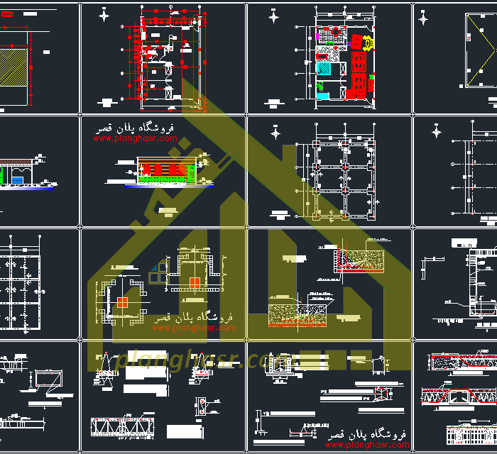 نقشه خانه 125 متری دو خوابه 10 در 12.5