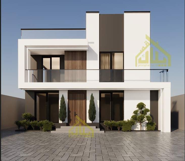 نقشه ویلا مدرن دوبلکس 240 متری 10 در 8