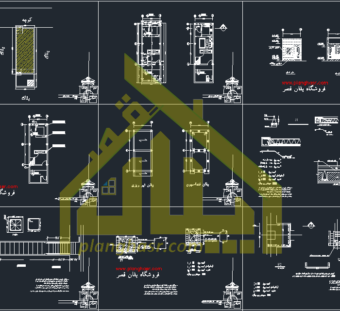 نقشه خانه نقلی 35 متری