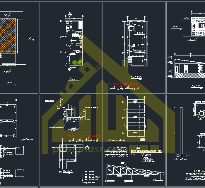 نقشه خانه 50 متری روستایی