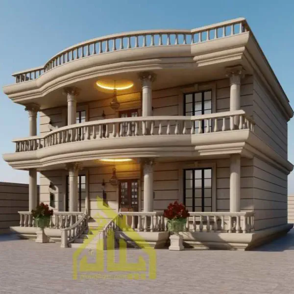 نقشه ویلا کلاسیک